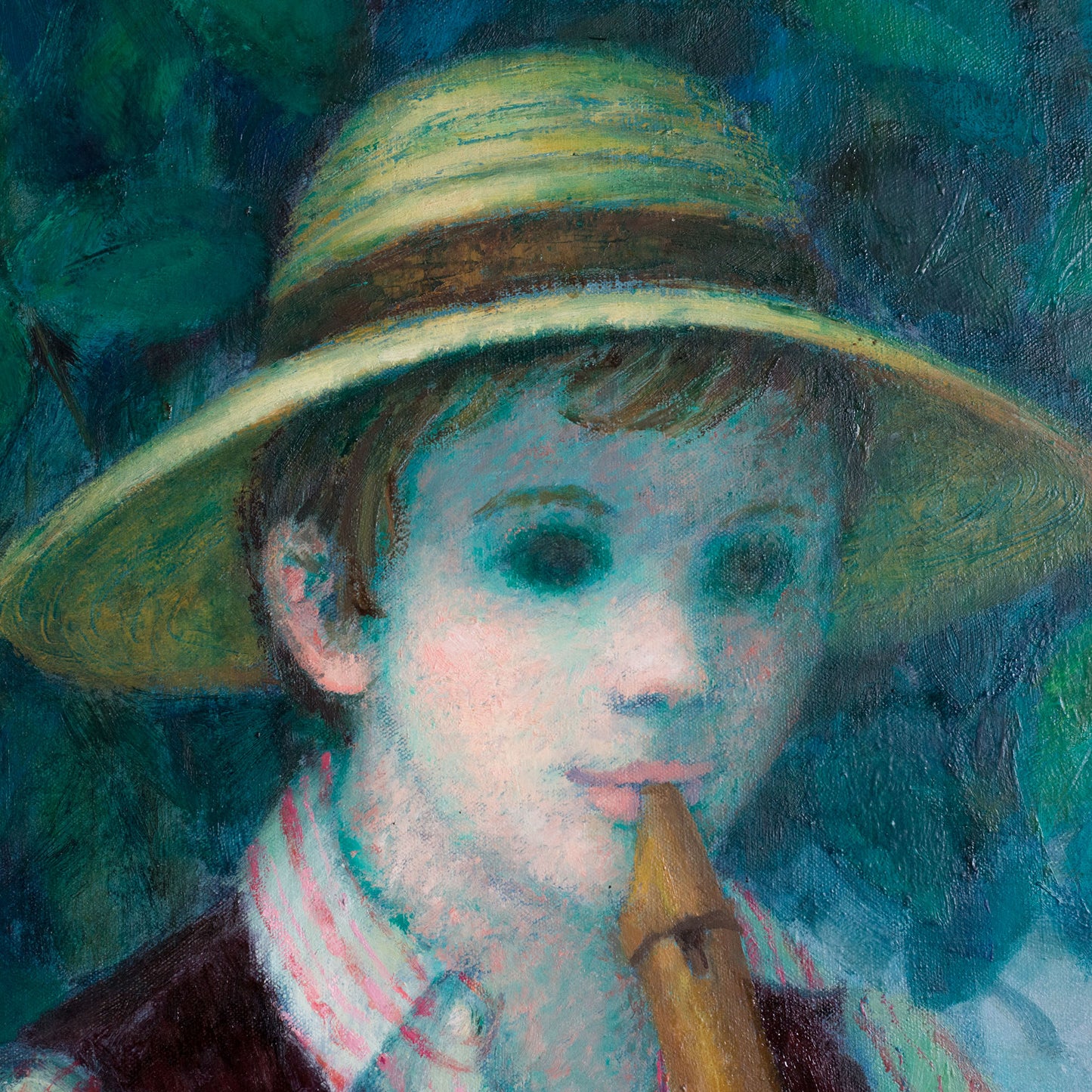 Enfant au Pipeau – Larrania (Signature Presently Unidentified)