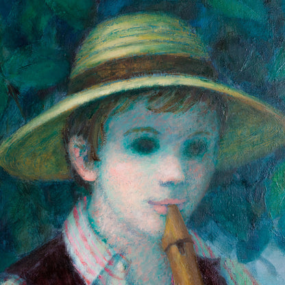 Enfant au Pipeau – Larrania (Signature Presently Unidentified)