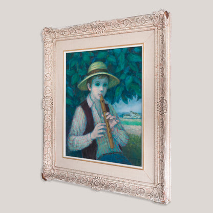Enfant au Pipeau – Larrania (Signature Presently Unidentified)