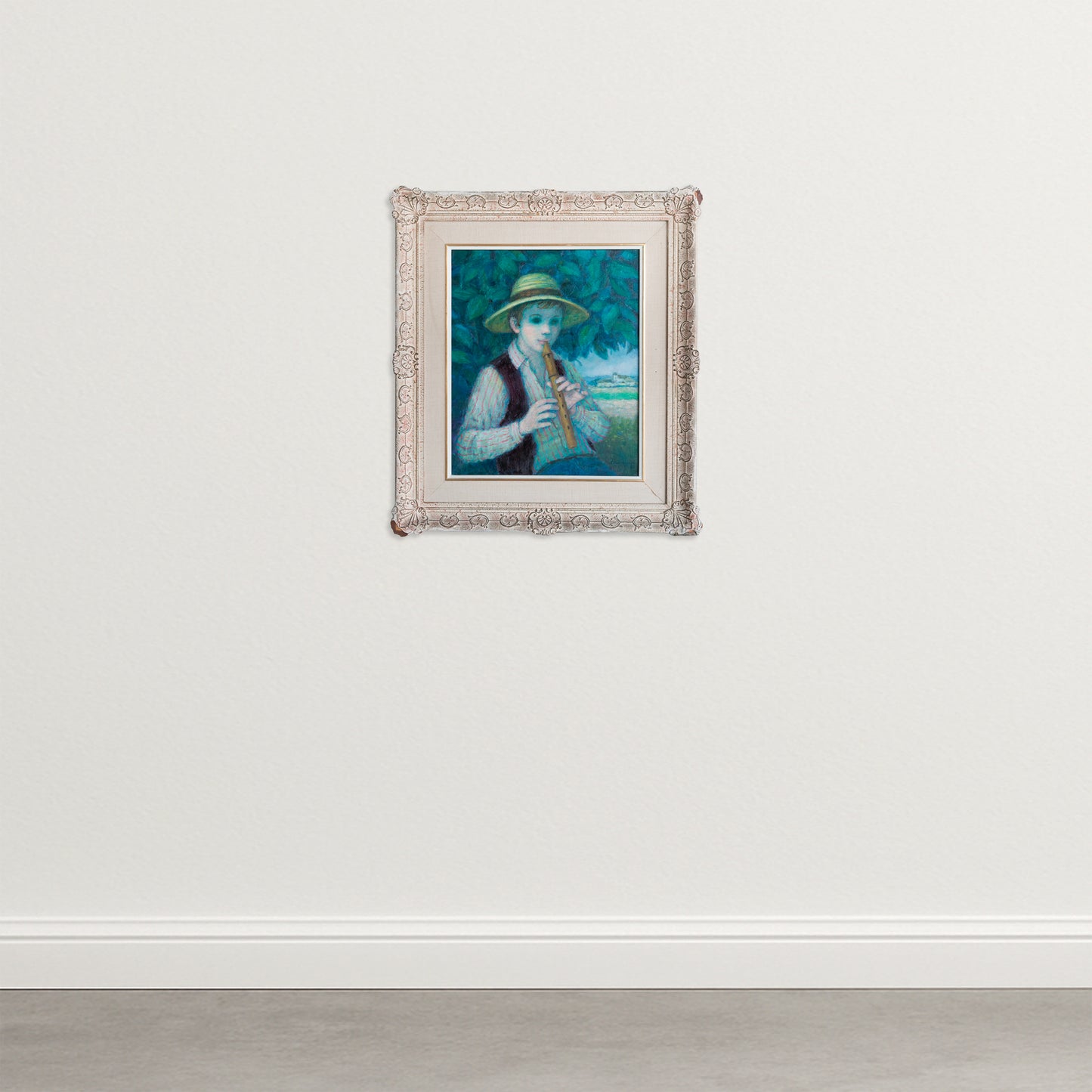 Enfant au Pipeau – Larrania (Signature Presently Unidentified)