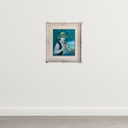 Enfant au Pipeau – Larrania (Signature Presently Unidentified)