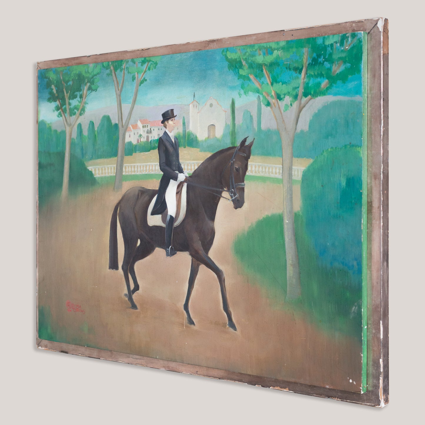 Equestrian Rider in Landscape – Rosa Torras