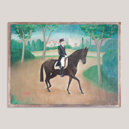 Equestrian Rider in Landscape – Rosa Torras