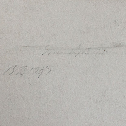 View from Point Hill – J. Ward (inscribed reverse) - Original Pencil Drawing