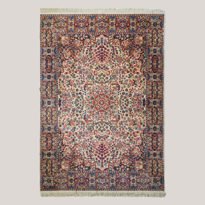 Vintage Hand-Knotted Persian Kerman Rug 255 cm  × 170 cm