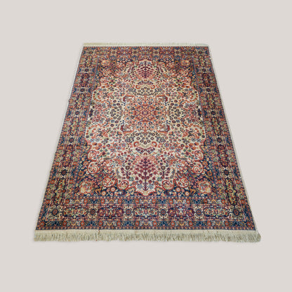 Vintage Hand-Knotted Persian Kerman Rug 255 cm  × 170 cm