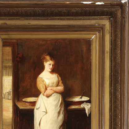 A Victorian Maid - John Pettie