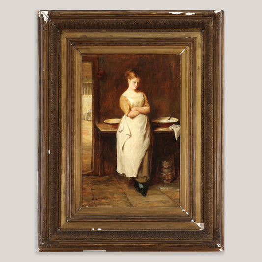A Victorian Maid - John Pettie