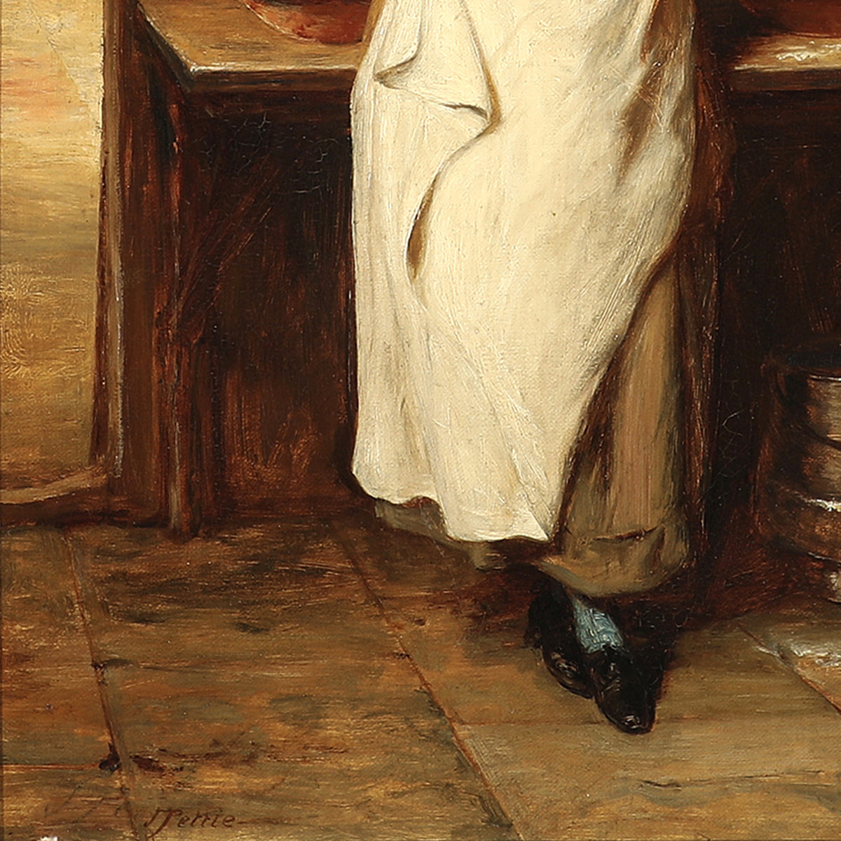 A Victorian Maid - John Pettie