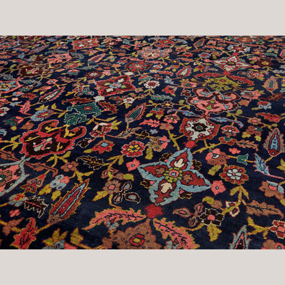 Palace-Size Antique Persian Mashad Rug – 605 cm × 390 cm