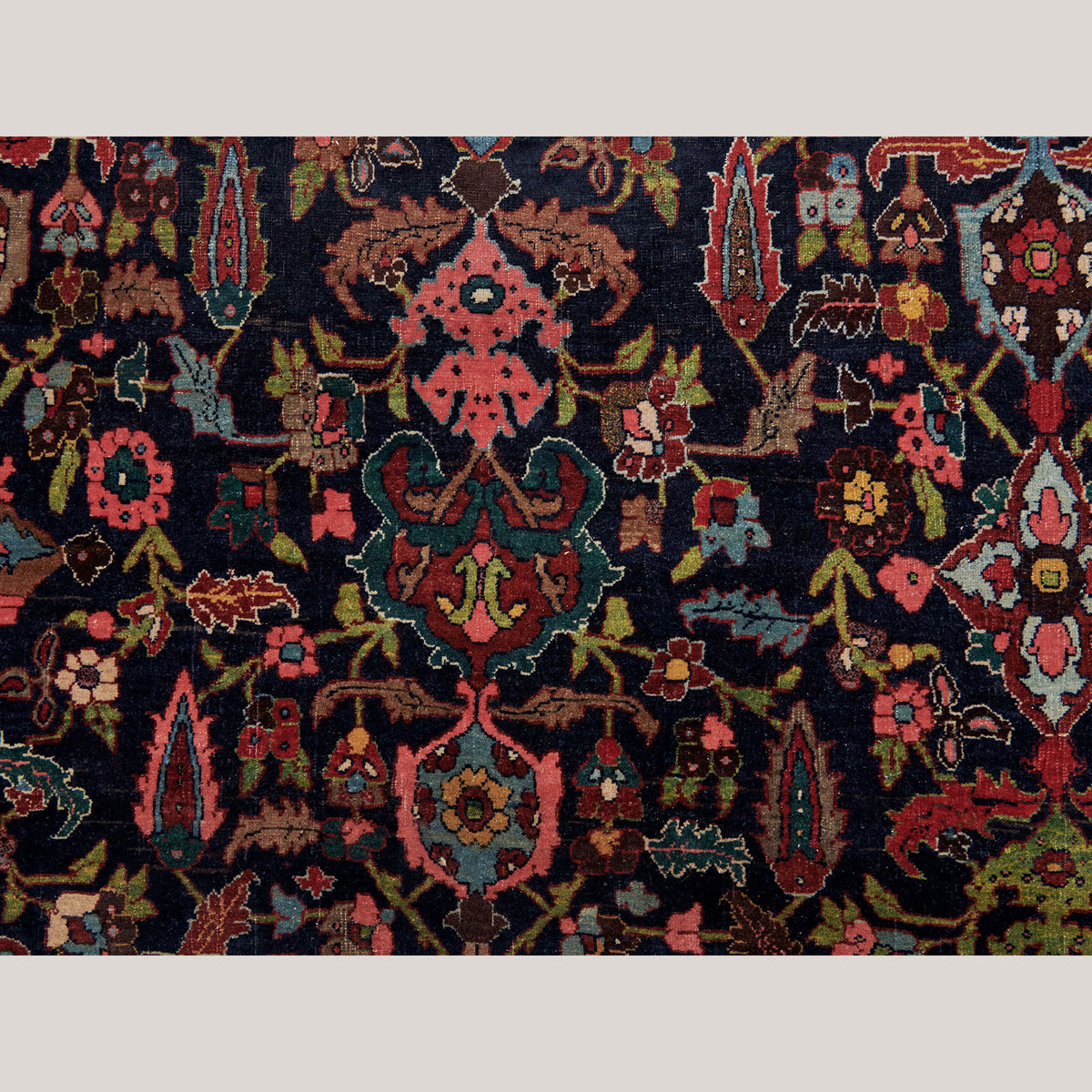 Palace-Size Antique Persian Mashad Rug – 605 cm × 390 cm