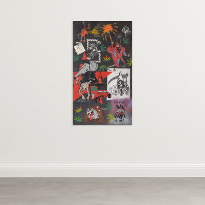 Street Art Design - On Metal Board