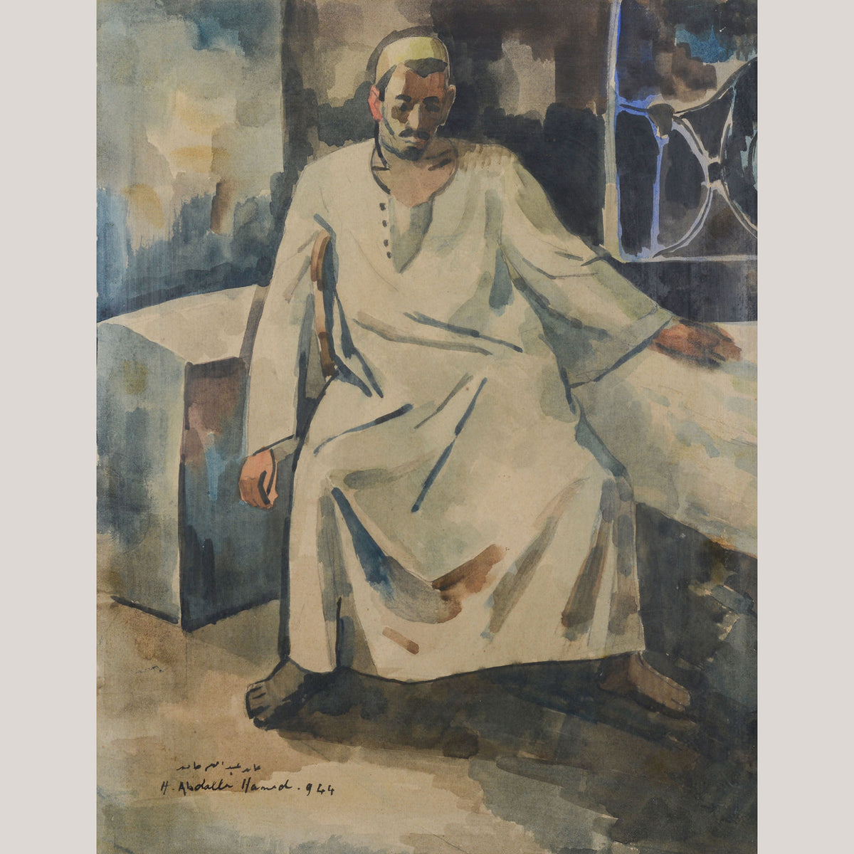 Hamed Abdalla (Egypt, 1917-1985) - Arab gentleman