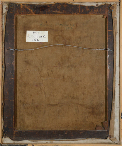 Abstract Expressionist Composition – Labelled Roland Alexander 1962