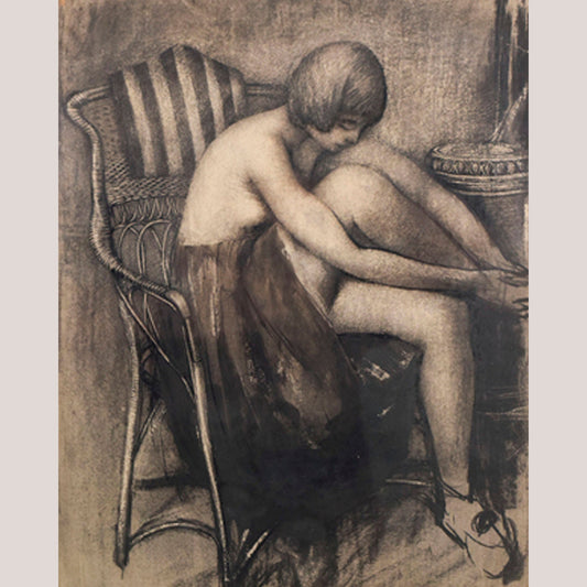 Dame Laura Knight - Follower - Seated Dancer - Framed