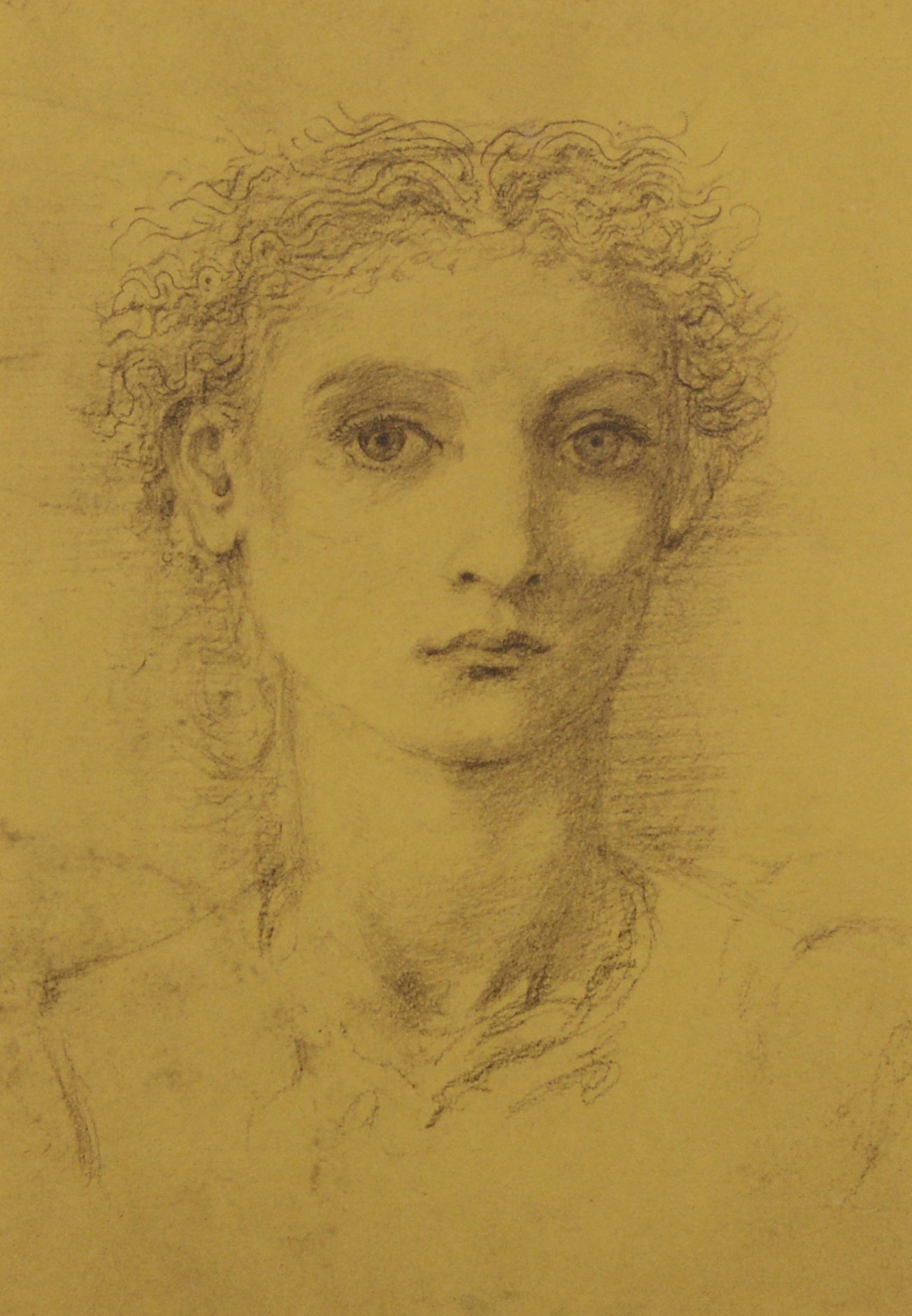 Portrait of Maria Zambaco - Burne-Jones or Charles Fairfax Murray