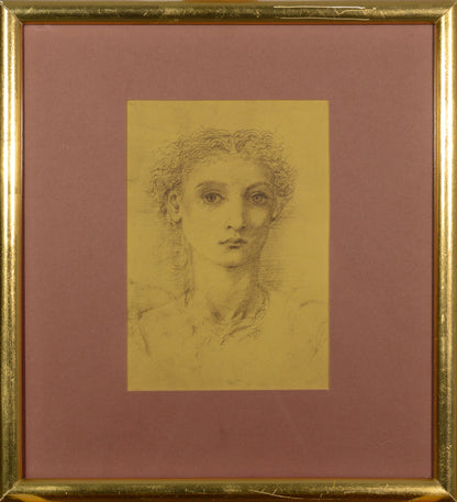 Portrait of Maria Zambaco - Burne-Jones or Charles Fairfax Murray