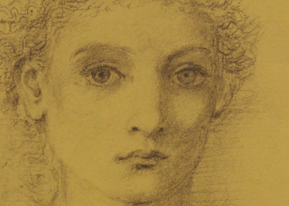 Portrait of Maria Zambaco - Burne-Jones or Charles Fairfax Murray