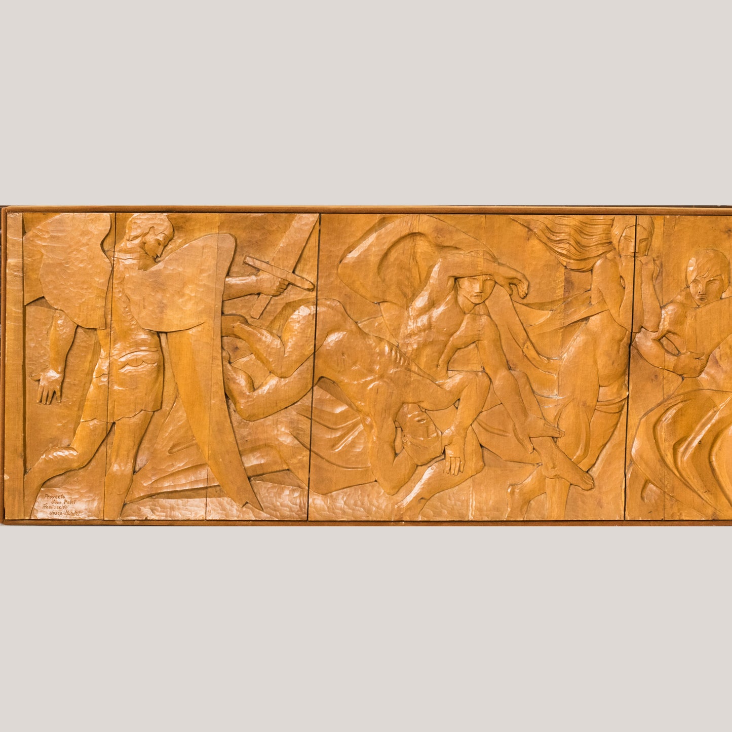 Josep Mundet and Joan Palet - Monumental Carved Panel