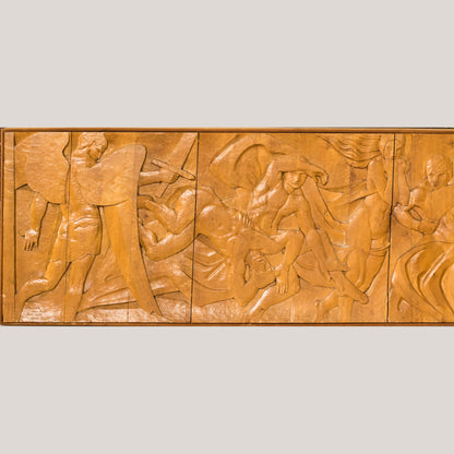 Josep Mundet and Joan Palet - Monumental Carved Panel