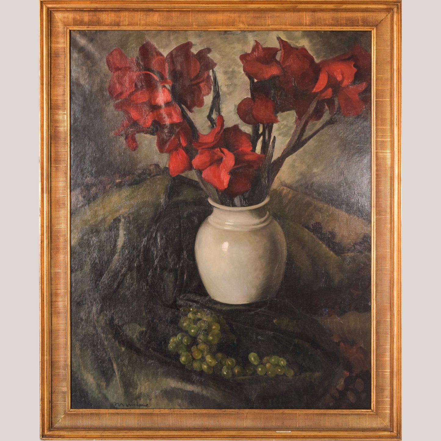 Luis Mutané - Still Life with Gladioli