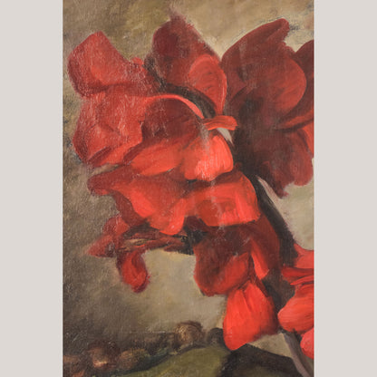 Luis Mutané - Still Life with Gladioli