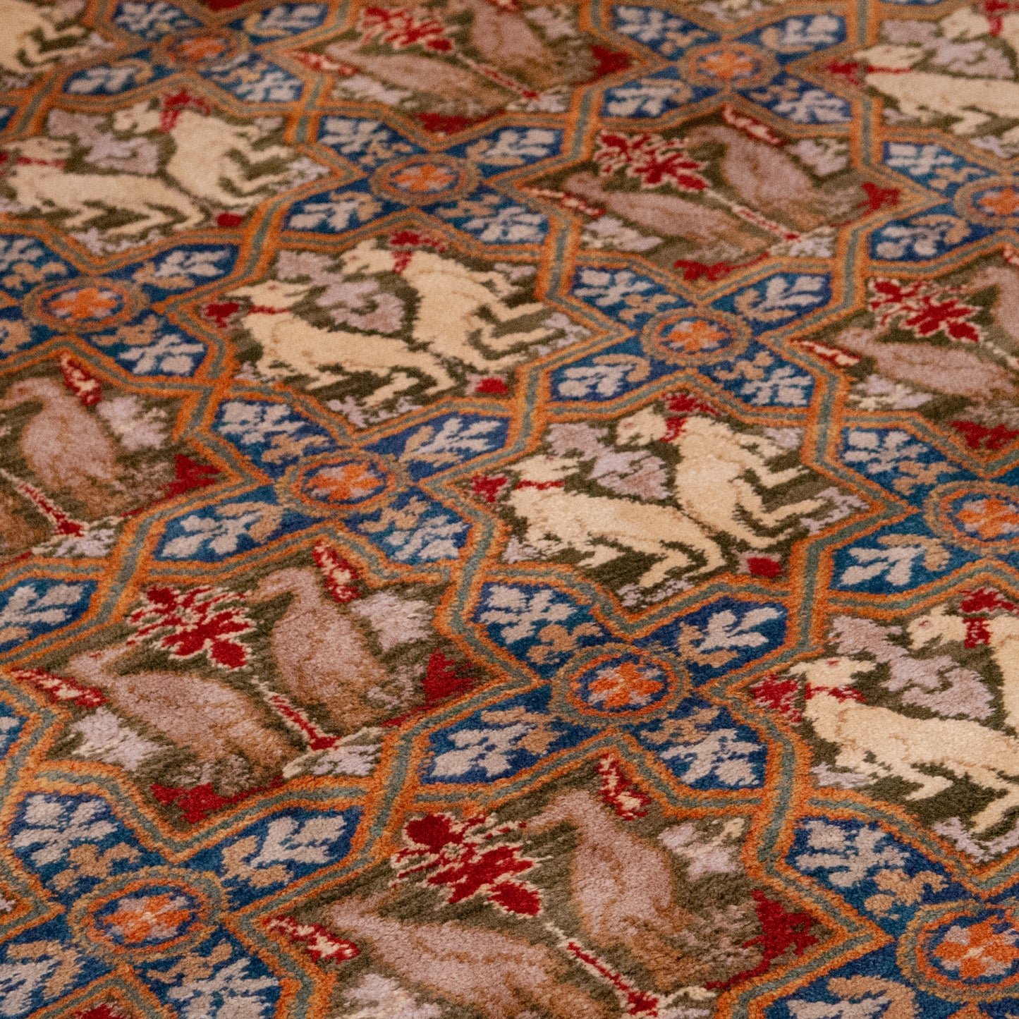 Mythical Animals Field – Spanish Hand-Knotted Wool Rug - 370 cm x 252 cm