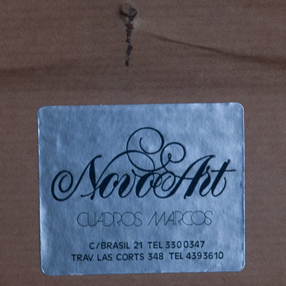 Equestrian Monument in the Mist – Follower Boris Alexeyevich Semyonov – Oil on Canvas