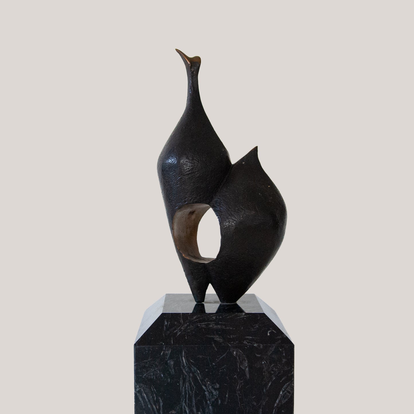 Abstract Bronze Sculpture - Follower of Barbara Hepworth