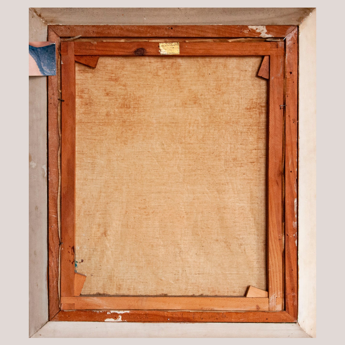 Village Landscape with Trees – Signed - Artist Unidentified