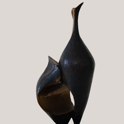 Abstract Bronze Sculpture - Follower of Barbara Hepworth