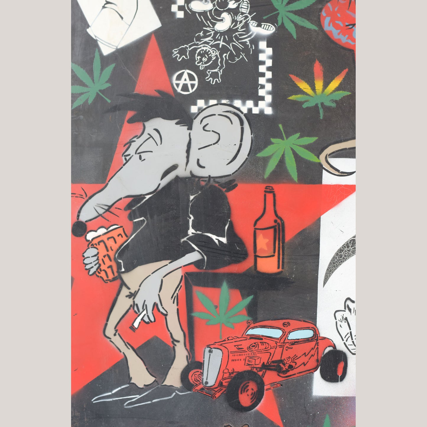 Street Art Design - On Metal Board