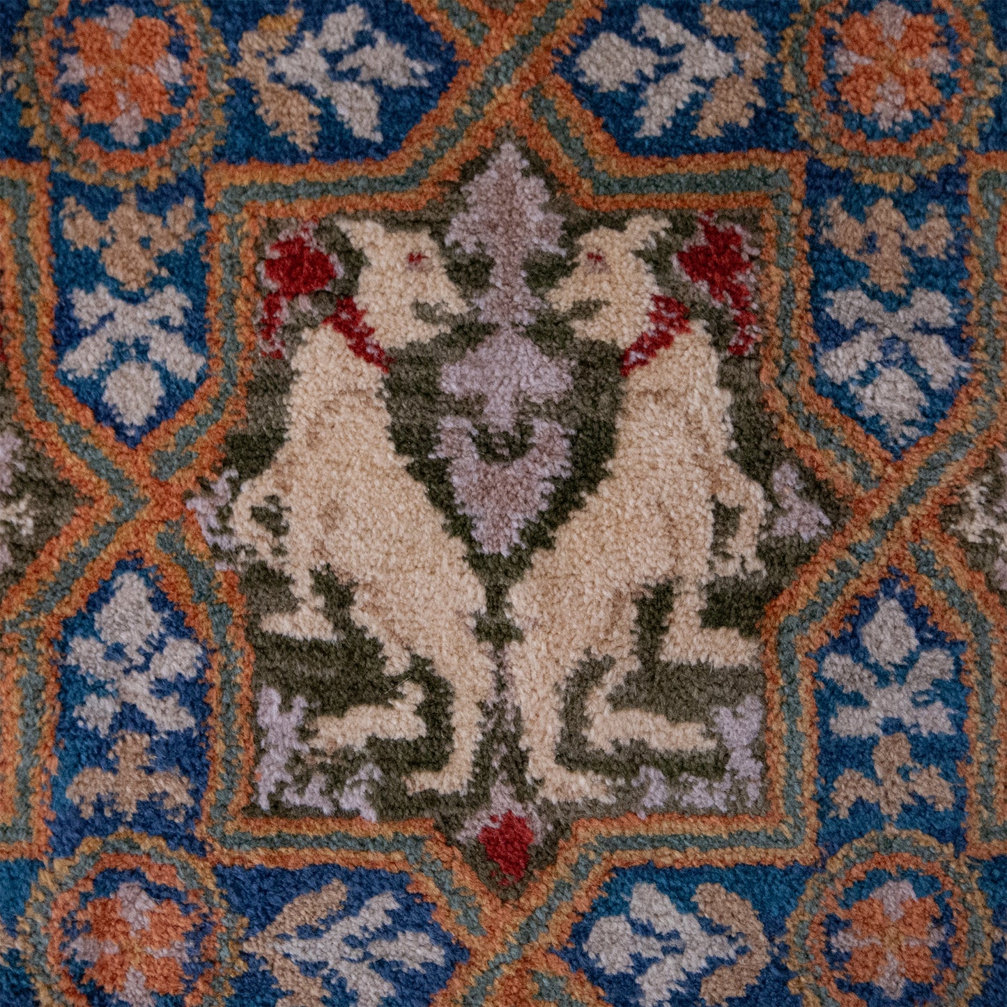 Mythical Animals Field – Spanish Hand-Knotted Wool Rug - 370 cm x 252 cm