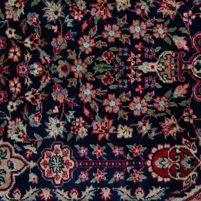 Vintage Persian-Style Floral Rug – Hand-Knotted Wool