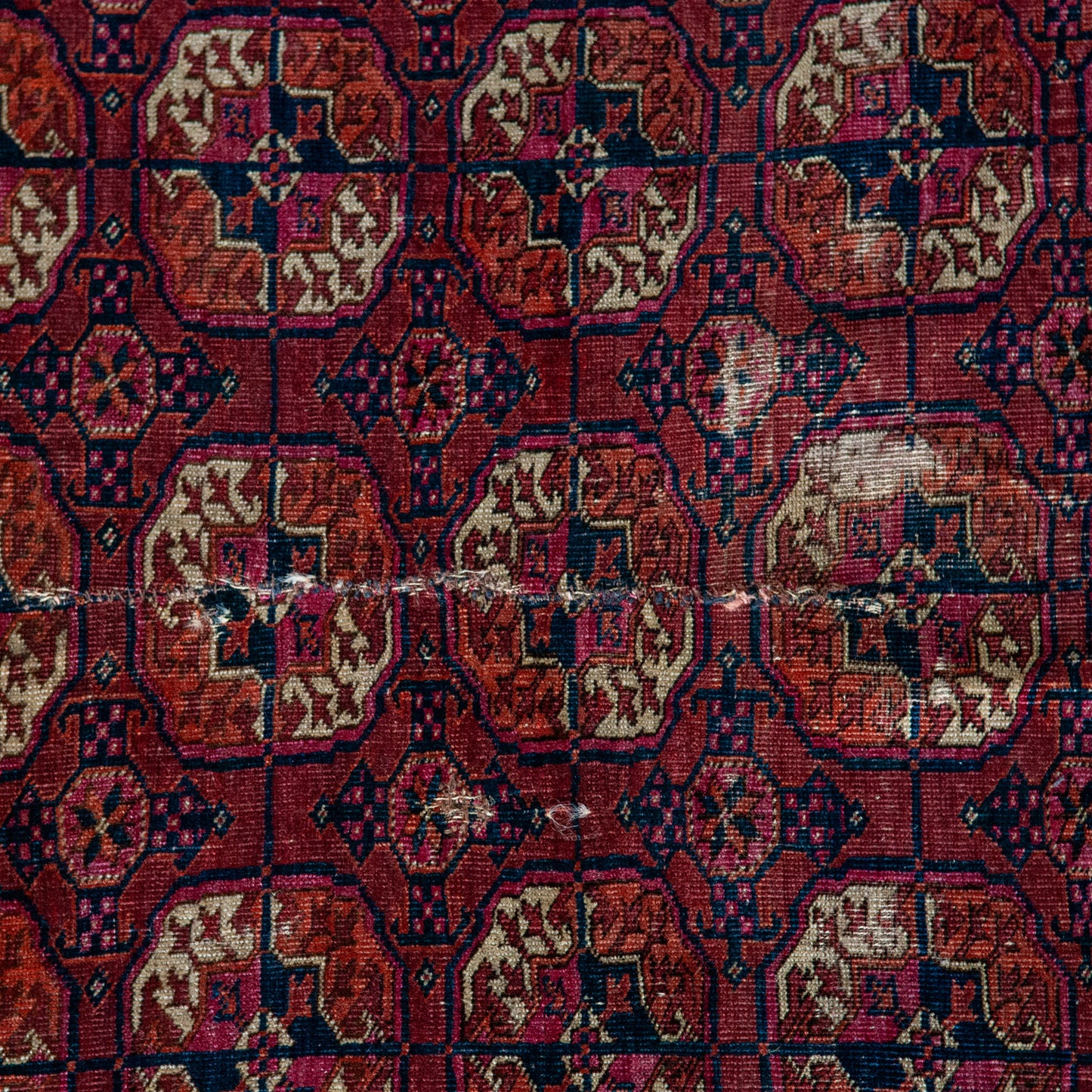 Antique Ersari Beshir Tribal Rug – Hand-Knotted Wool