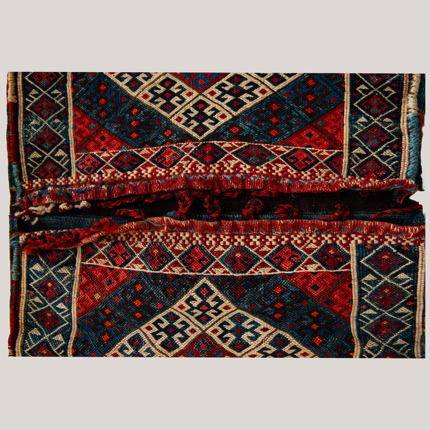 Vintage Shahsavan Saddlebag (Khorjin) – Northwest Persian Tribal Weaving