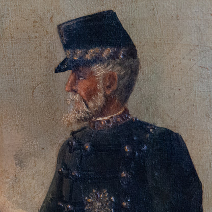 Military Officers on Horseback – Signed J. Cusachs