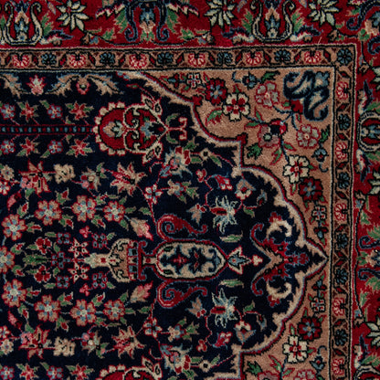 Vintage Persian-Style Floral Rug – Hand-Knotted Wool