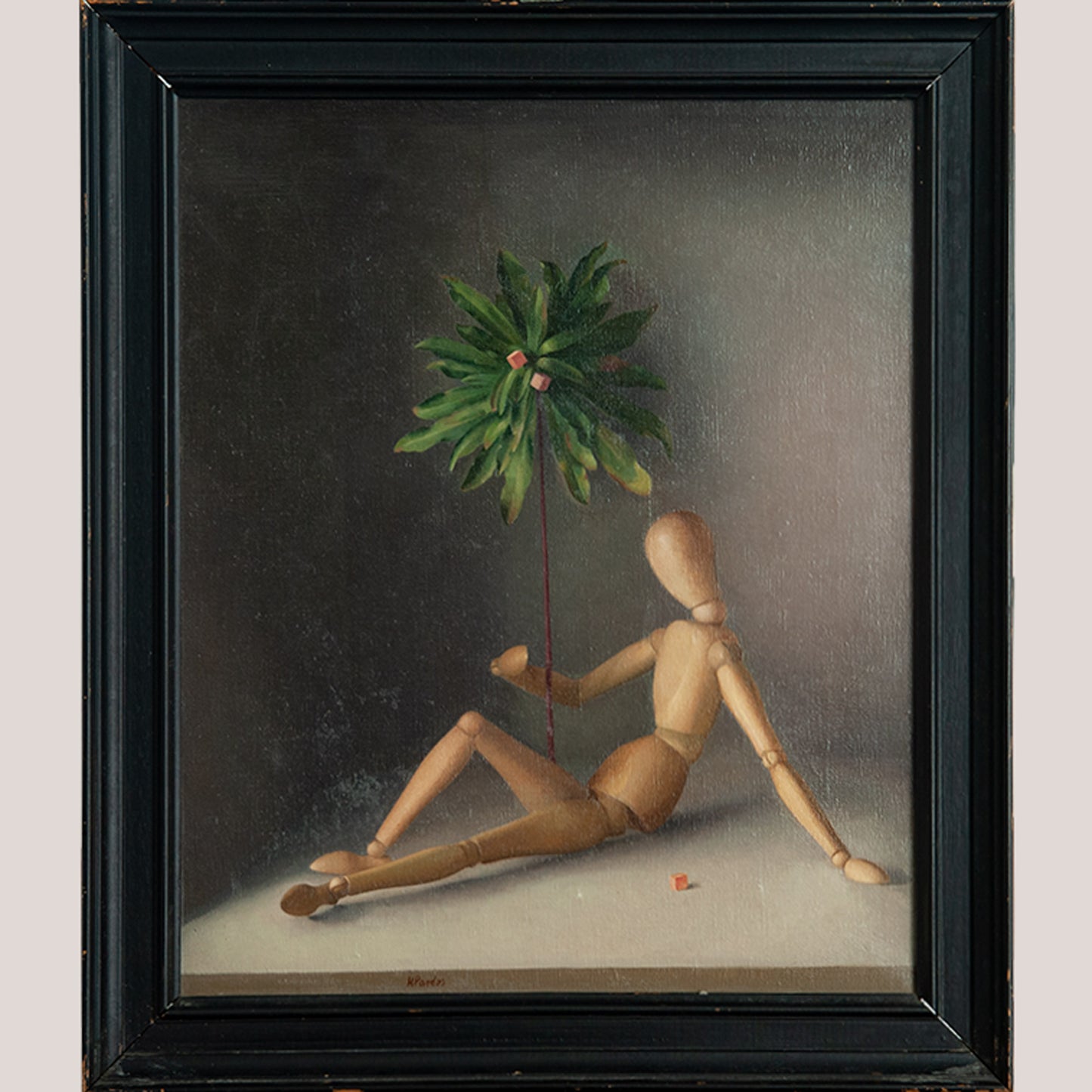 Articulated Mannequin with Palm Leaf – Hermógenes Pardo Ruiz