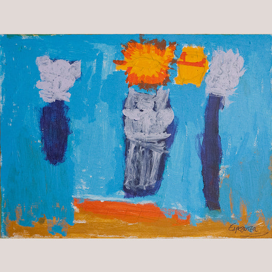 Sol y Luna (Sun and Moon) – Signed, Artist Unidentified