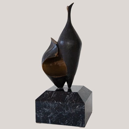 Abstract Bronze Sculpture - Follower of Barbara Hepworth