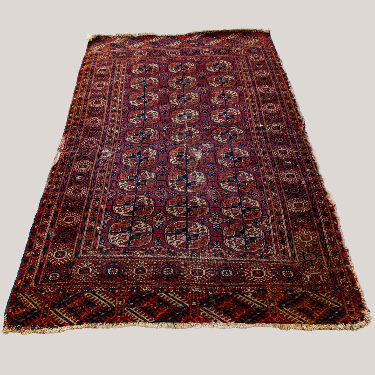 Antique Ersari Beshir Tribal Rug – Hand-Knotted Wool