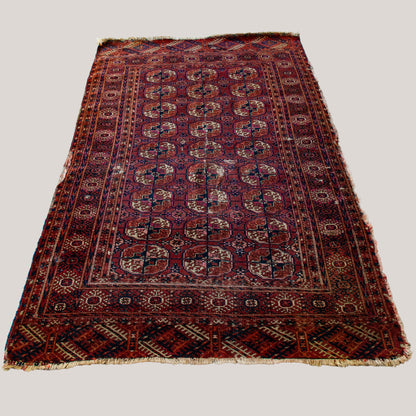 Antique Ersari Beshir Tribal Rug – Hand-Knotted Wool