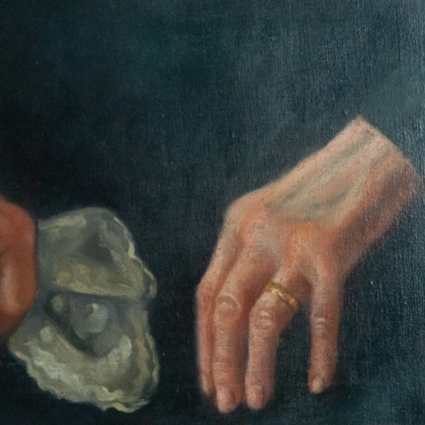 Portrait of an Elderly Woman – Magnificent Hand-Carved Gilded Frame