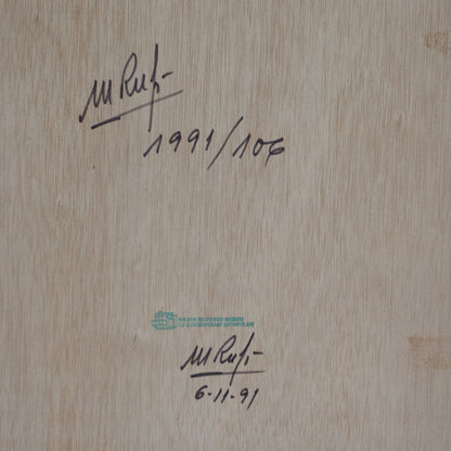 Geometric Abstraction in Red – Manuel Rufi Gibert