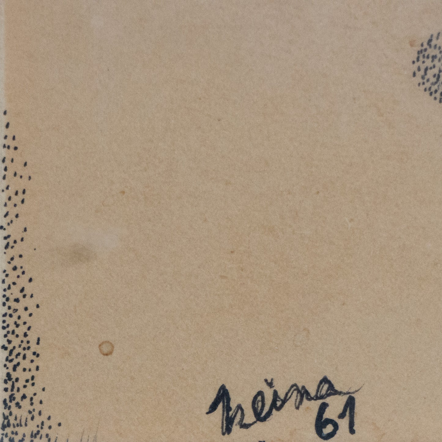 Surreal Architectural Composition – Original Pen and Ink Drawing (1961)