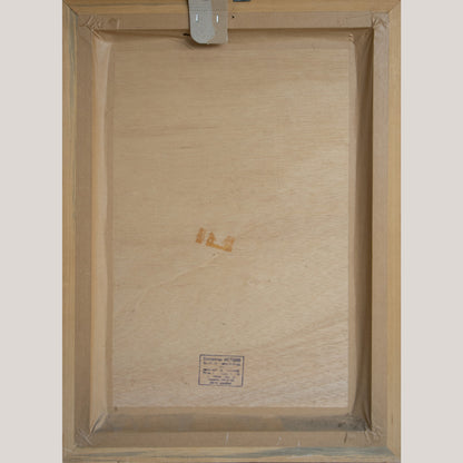 Impressionist Oil on Board – Floral Still Life with Vase