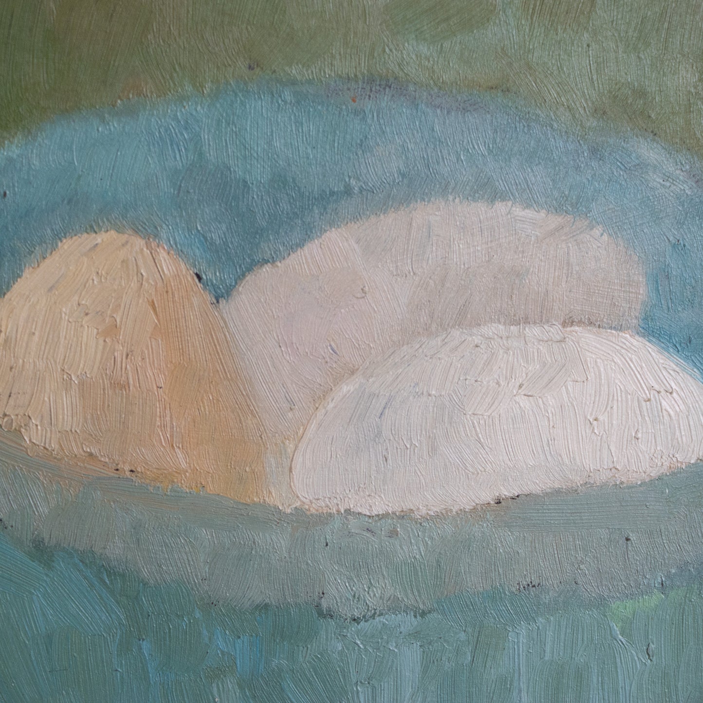 Impressionist Oil on Board – Floral Still Life with Vase