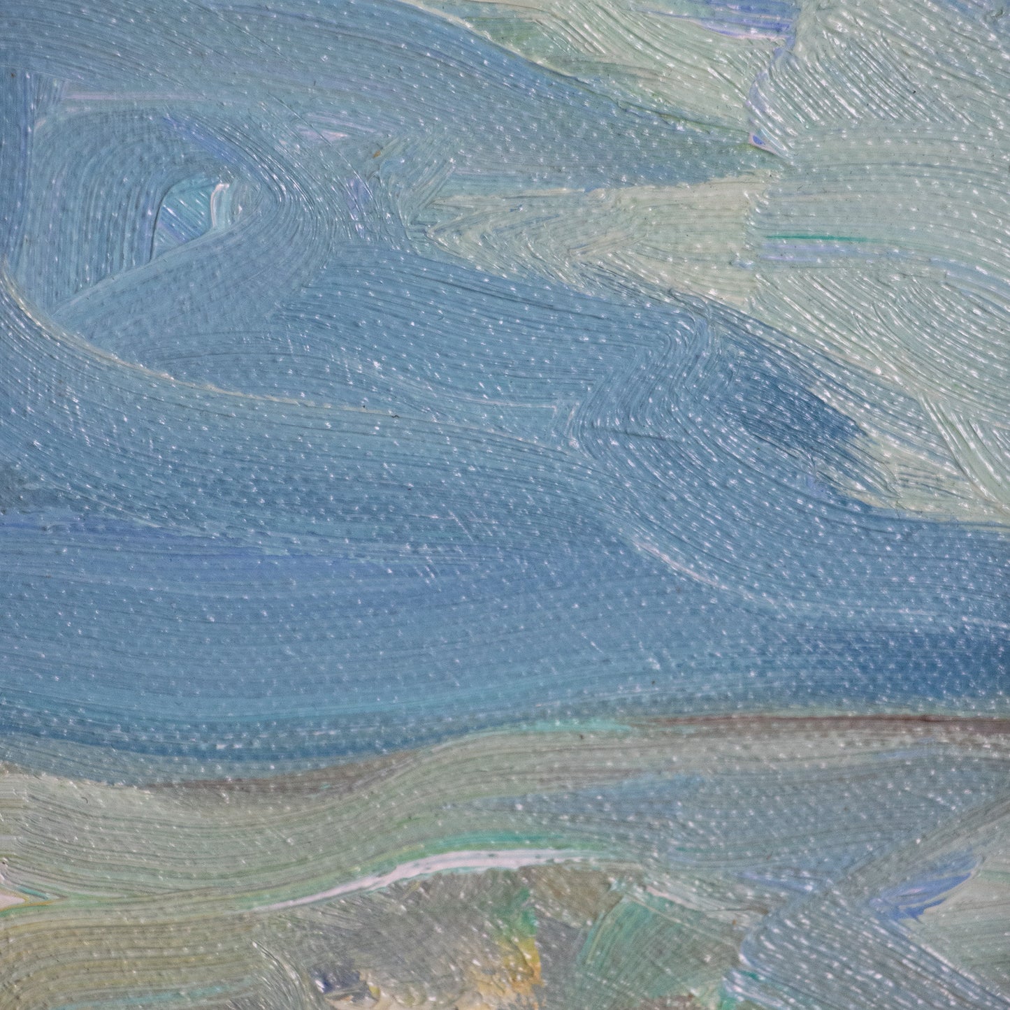 Transparencies – Mediterranean Fishing Boats. Signed Oil on Canvas