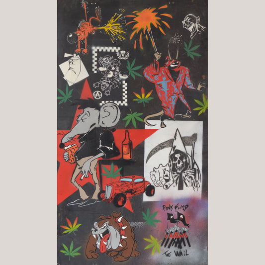 Street Art Design - On Metal Board